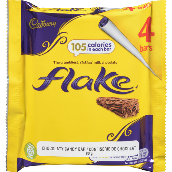 Cadbury Flake UK - 4 Bars - 80 g