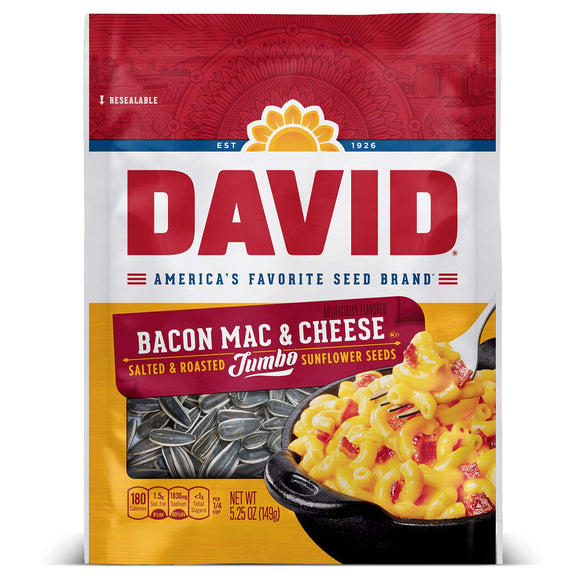 David's Sunflower Seeds - Bacon Mac & Cheese - 5.25 oz