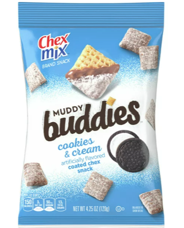 Chex Mix Muddy Buddies Cookies & Cream - 4.25oz
