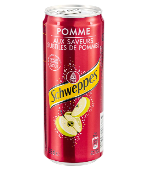Schweppes - Pomme (Apple) - 330 ml (France)