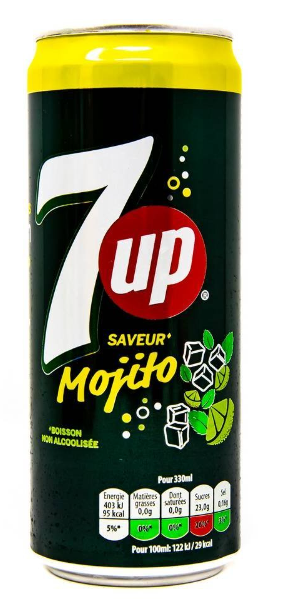 7up - Mojito Soda Can (330 ml) - UK (Non-Alcoholic)