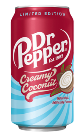 Dr. Pepper Creamy Coconut - 355 ml (Limited Edition)