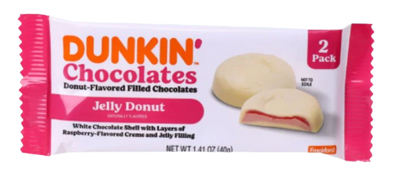 Dunkin' Chocolates - Jelly Donut flavoured filled