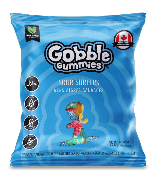 Gobble Gummies - Sour Surfers - 150 g