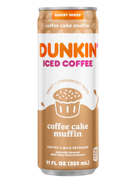 Dunkin' Iced Coffee - Coffee Cake Muffin -  325 mL