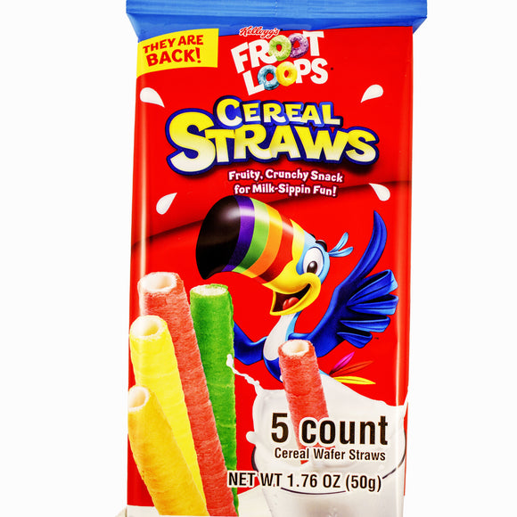 Froot Loops - Cereal Wafer Straws - 50 g