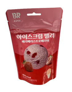 Baskin Robbins Jelly Candy - Verry Berry Strawberry Ice Cream flavor (Korea) - 48 g
