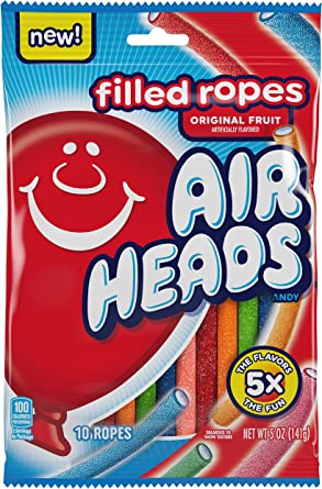 Air Heads Soft Filled Ropes - 5 oz