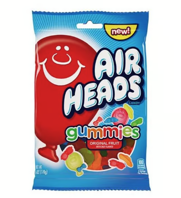 Air Heads Original Fruit Gummies - 6 oz