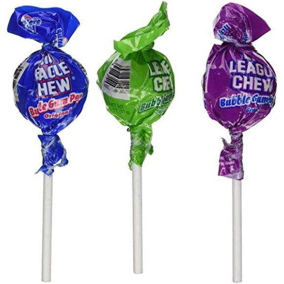 Big League Chew Bubble Gum Lollipop
