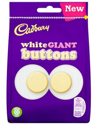Cadbury White Giant Buttons UK - 3.35 oz