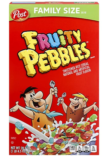 Fruity Pebbles - Family Size - 19.5 oz