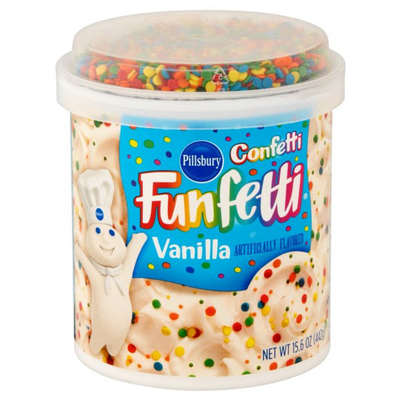 Funfetti Vanilla Frosting with Confetti Sprinkles - 15.6 oz