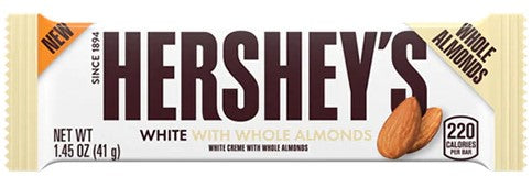 Hershey's White Chocolate Bar W/ Almonds - 1.45 oz