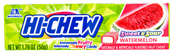 Hi-Chew Fruit Chews Sweet and Sour Watermelon - 1.76 oz