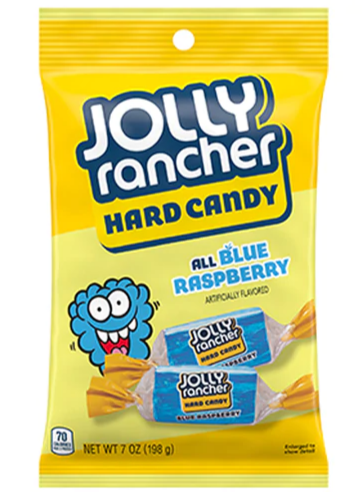 Jolly Rancher - Hard Candy - All Blue Raspberry - 7 oz