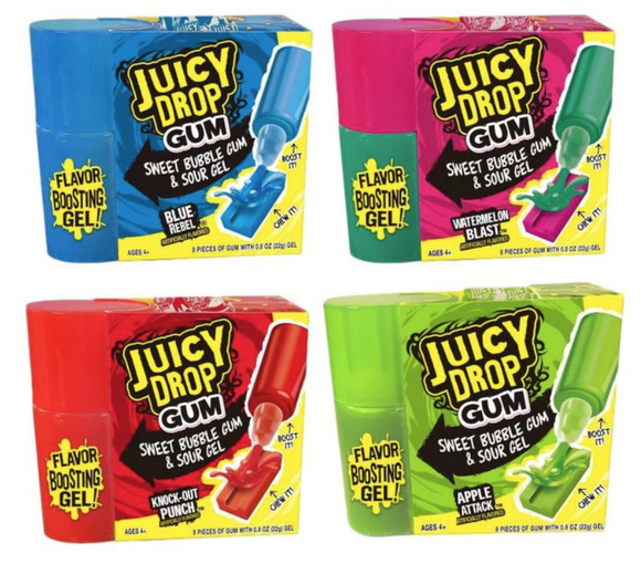Juicy Drop Gum - Assorted Flavours