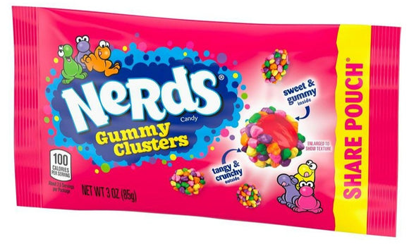 Nerds - Gummy Clusters Share Pouch - 3 oz