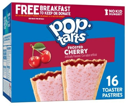 Pop Tarts Frosted Cherry - 16 Pack
