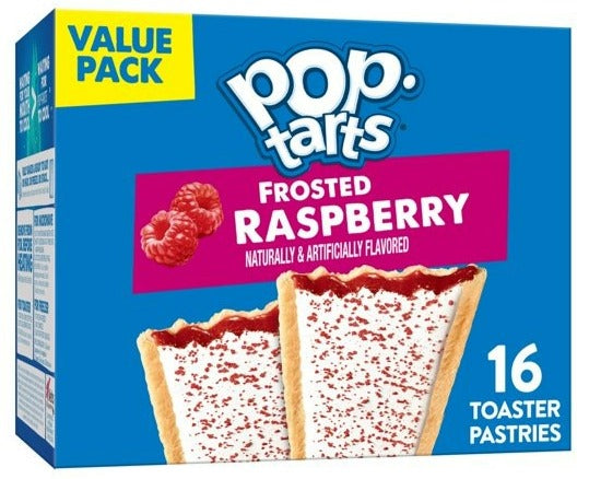 Pop Tarts Frosted Raspberry - 16 Pack