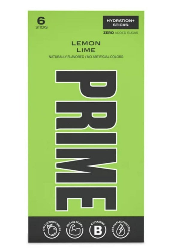 Prime Hydration Sticks - Lemon Lime (6 Pack)