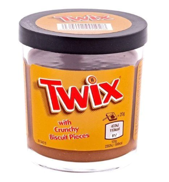 Twix with Crunchy Biscuit Pieces Spread - 200 g