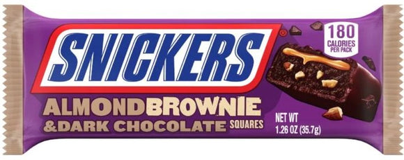 Snickers Almond Brownie & Dark Chocolate Bar - 1.26 oz (BB 06/22)
