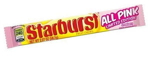 Starburst All Pink Fruit Chews - LIMITED EDITION - 2.07 oz