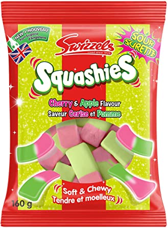 Swizzels Squashies Cherry and Apple Flavour - 160 g
