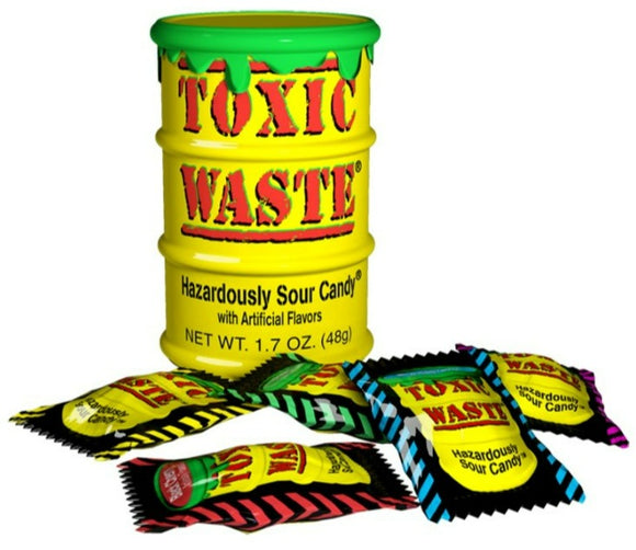 Toxic Waste Sour Candy Drum - 1.7 oz
