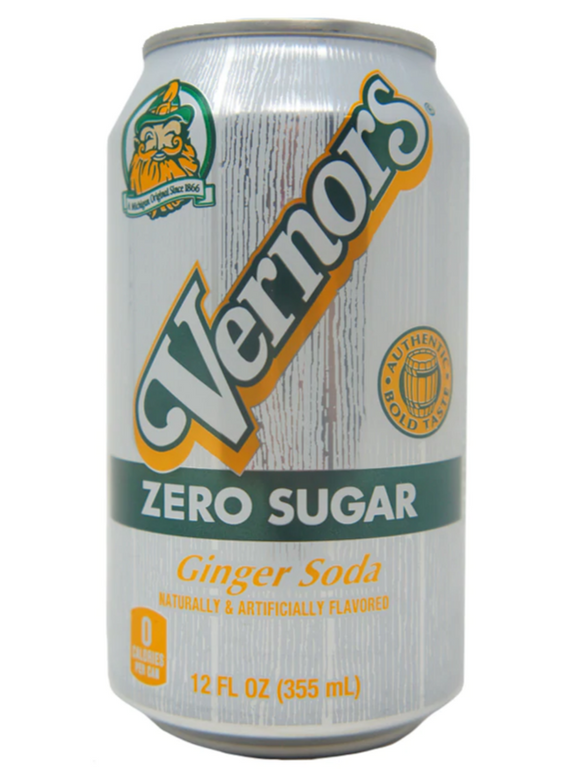 Vernors Ginger Soda Zero Sugar Can (355 ml)