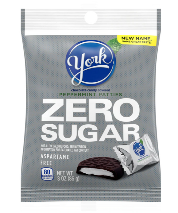 York Zero Sugar Peppermint Patties - 3 oz