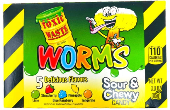 Toxic Waste Worms - 3 oz (BB Feb 2024)
