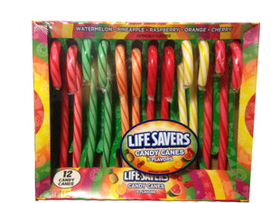 Lifesavers Candy Canes - 12 Pack