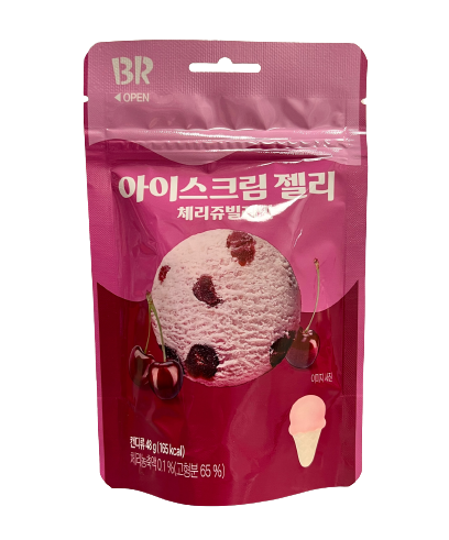 Baskin Robbins Jelly Candy - Cherry Ice Cream flavor (Korea) - 48 g