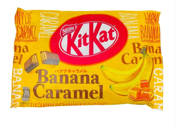 Kik Kat - Banana Caramel (Japan) - 10 Pc Bag