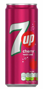 7up - Cherry Soda Can (330 ml) - UK