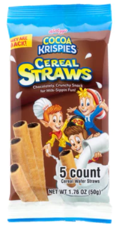Cocoa Krispies - Cereal Wafer Straws - 50 g