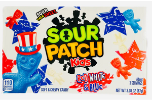 Sour Patch Kids - Red, White & Blue - 3.08 oz