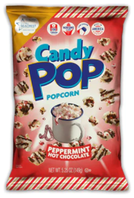 Candy Pop Popcorn - Peppermint Hot Chocolate - 5.25 oz