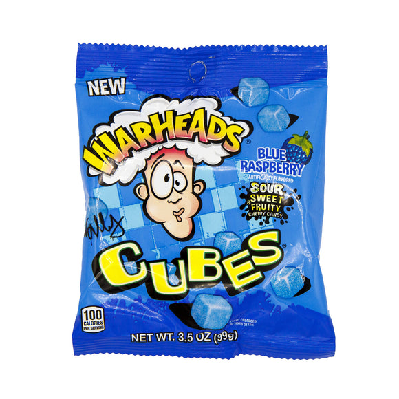 WarHeads Cubes - Blue Raspberry - 3.5 oz