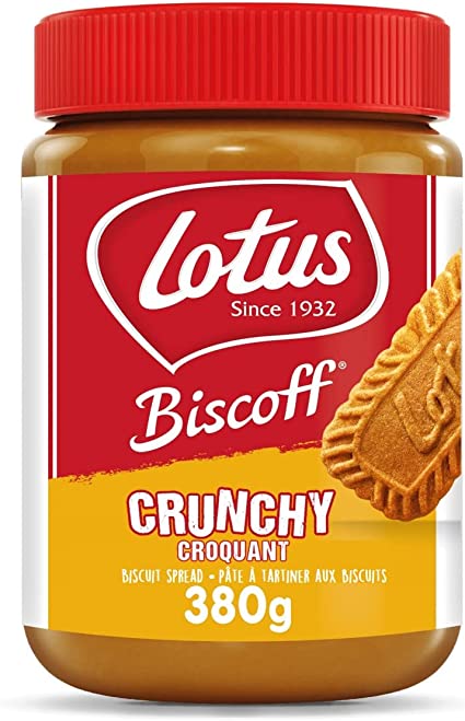 Lotus Biscoff Crunchy Cookie Butter Spread - 380 g
