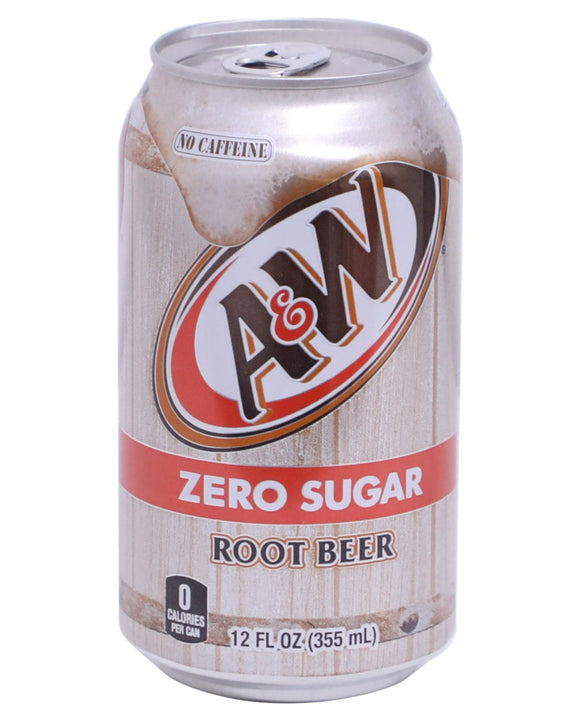 A&W Root Beer Zero Sugar Can (355 ml)