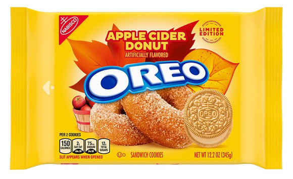 Oreo Cookies - Apple Cider Donut - LIMITED EDITION - 12.2 oz