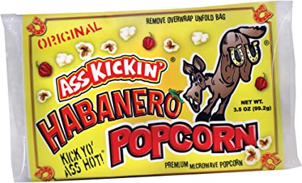 Ass Kickin' Microwave Popcorn - Habanero - 3.5 oz