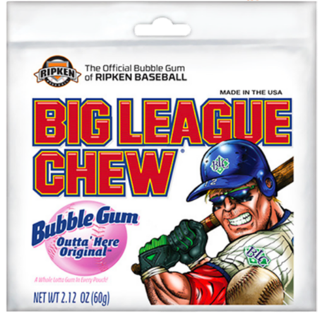 Big League Chew Outta Here Original Gum - 2.12 oz