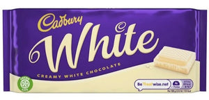 Cadbury Creamy White Chocolate Bar UK - 3.17 oz