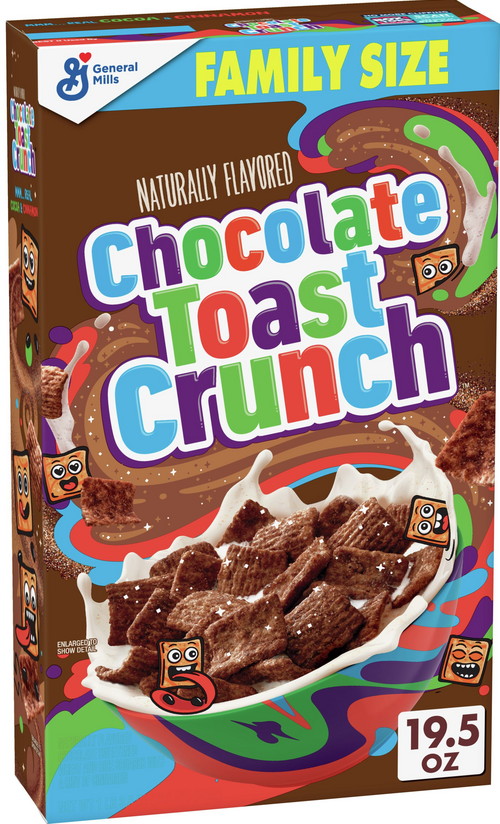 Chocolate Toast Crunch Cereal - Family Size - 19.5 oz