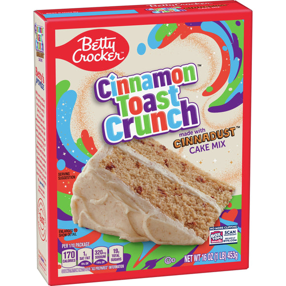 Cinnamon Toast Crunch Cake Mix - 16 oz