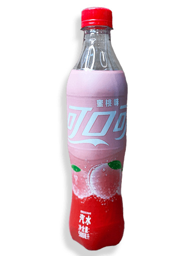 Coca Cola Peach Soda (China) - 500 mL